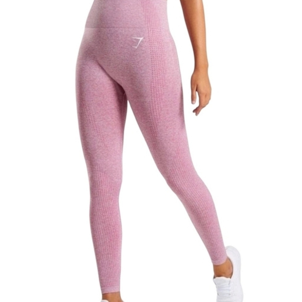 Gymshark‎ Seamless High-Waist Pink Leggings Sz S